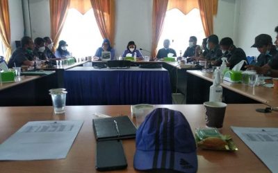 Rapat Bulanan Evaluasi Kegiatan Perumda Air Minum Tirta Senentang