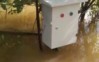 Gangguan Distribusi Air di Unit Mengkurai dikarenakan aliran listrik dimatikan (Banjir)