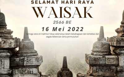 Selamat Hari Raya Waisak 2566 BE ’16 Mei 2022′