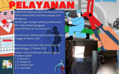 Pemberitahuan Pembersihan IPA di Wilayah Unit Mengkurai