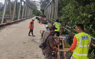 Pemeliharaan Jaringan Pipa GI diameter 150 MM di Wilayah Unit Dedai