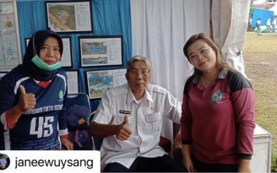 Kunjungan Bupati Sintang dr. Jarot Winarno, M. Med PH dan Pak Wakil Bupati Sintang Melkianus, S. Sos di Stand Expo Sintang Perumdam Tirta Senentang