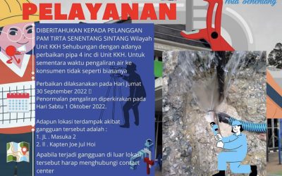 Perbaikan Pipa 4 inc di Unit KKH
