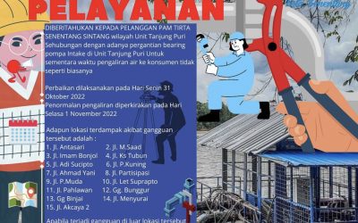 Perbaikan Bearing pompa Intake di Unit Tanjung Puri