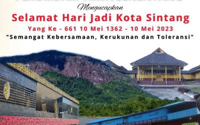 Selamat Hari Jadi Kota Sintang yang ke 661