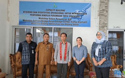 Perumdam Tirta Senentang dilaksakan kegiatan Capacity Building Efisiensi dan Efektifitas Operasional untuk meningkatkan performa kinerja Perumdam Tirta Senentang