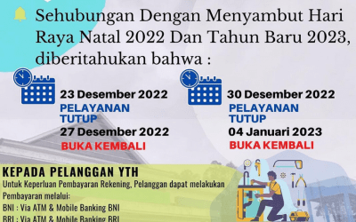 Sehubungan Dengan Menyambut Hari Raya Natal 2022 Dan Tahun Baru 2023