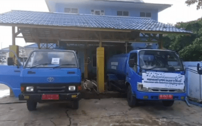 Perumdam Tirta Senentang memberikan support Mobil Tanki dan Operator dalam Kegiatan Pesparawi X Provinsi Kalimantan Barat di Nanga Pinoh Melawi