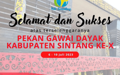 Perumdam Tirta Senentang mengucapkan Selamat dan Sukses atas terselenggaranya Pekan Gawai Dayak Kabupaten Sintang Ke- X Tahun 2023