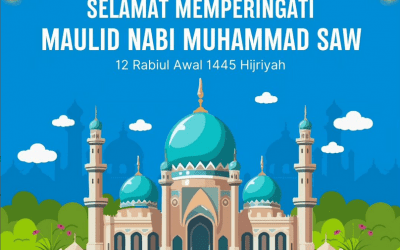 Selamat Memperingati Maulid Nabi Muhammad SAW 12 Rabiul Awal 1445 Hijriyah