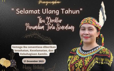 Selamat Ulang Tahun Ibu Direktur Perumdam Tirta Senentang Kabupaten Sintang, Semoga Ibu Senantiasa Diberikan Kesehatan, Keselamatan, dan Kebahagiaan Aamiin.