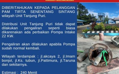 Perbaikan Pompa Intake Unit Tanjung Purri, 21 Desember 2023