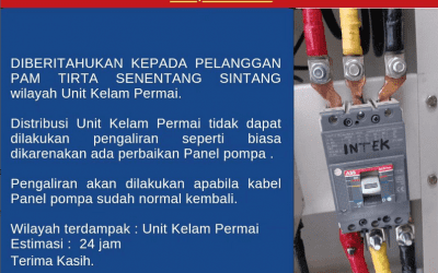 Perbaikan Panel Pompa Unit Kelam Permai, 24 Januari 2024