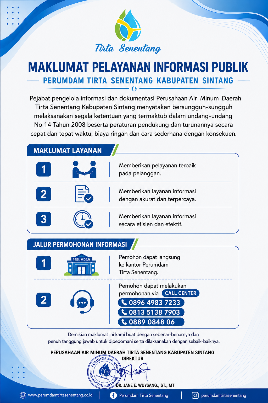 Maklumat Layanan Informasi Pulik